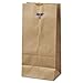 BAGGK8500 8# Paper Bag, 35-Pound Base, Brown Kraft, 6-1/8 x 4.17 x 12-7/16, 500-Bundle
