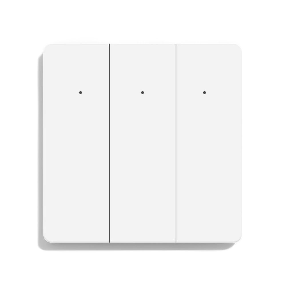 Matter over WiFi Smart Light Switch, Smart Push Button Switches for Lights, Work with Homekit Smartthings Google Home App, Neutral Wire Needed