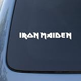 IRON MAIDEN - Vinyl Decal Sticker #A1456 | Vinyl Color: White
