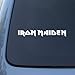 IRON MAIDEN - Vinyl Decal Sticker #A1456 | Vinyl Color: White