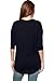 Alexander + David Women’s Modal Knit V-Neck Dolman Tunic Top with ¾ Long Sleeves (Black, Small)