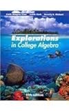 Explorations in College Algebra 5th Edition with Trig Supplement from Tech Math 4th Edition and WP SA 5. 0 Set, Kime, Linda Almgren, 111814211X