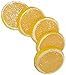 Qingsun 5Pcs Artificial Lemon Slice Artificial Fruits Home Decoration Fake Lemon Slice Food Fruit(Yellow)