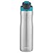 Contigo AUTOSEAL Chill Stainless Steel Water Bottles, 24 oz, SS/Scuba & Scuba, 2 Pack