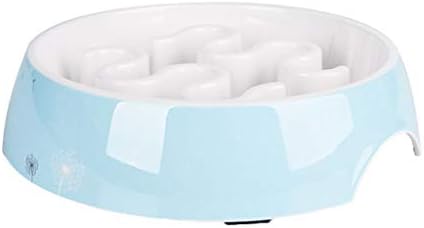 NYJ Slow Feeder Dog Bowl - Slow Food Dog Bowl - Comedero Interactivo - Slow Down Feed Dog Dog Feeding Bowl - Pet Bloat Stop Dog Bowl