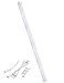 LED Concepts Under Cabinet & Closet Linkable LED T5 Light Bar - Ultra Slim, Cool-Touch Design - Great for Kitchen Counter Lighting –ETL Listed Power Supply (45