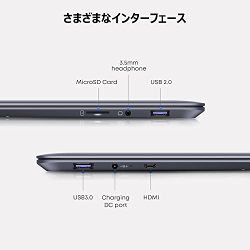 CHUWI HeroBook Pro 14.1'' Laptop, 256GB SSD 8GB RAM, Windows 11 Laptops, 2TB SSD Expand, Intel Celeron N4020(up to 2.8GHz), 2K FHD IPS Display, Ultra Slim, Mini-HDMI, 5G WiFi, USB3.0, Webcam,TF Card
