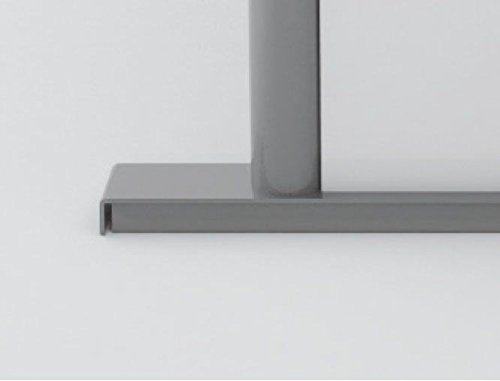 1600x1000x680-820 Geramöbel Graphit/Silber PC-Schreibtisch rechts