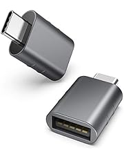 Syntech USB C to USB Adapter Pack of 2 USB C Male to USB3 Female Adapter Compatible with iMac iPad Mini/Pro 2021 MacBook Pro 2020 MacBook Air 2020 and Other Type C or Thunderbolt 3 Devices Space Grey