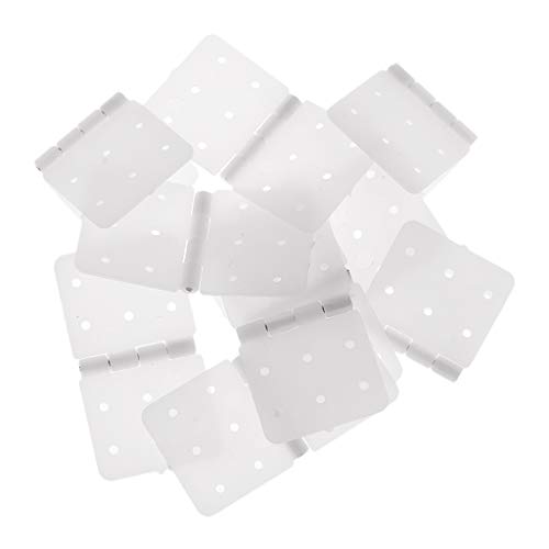 Pinned Plastic Hinges RC Airplane Plane Model Parts Replacement (Pack of 10) - 20x36mm