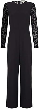 Womens/Ladies Lace Sleeve Jumpsuit