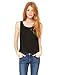 Bella + Canvas Ladies' Flowy Boxy Tank S BLACK