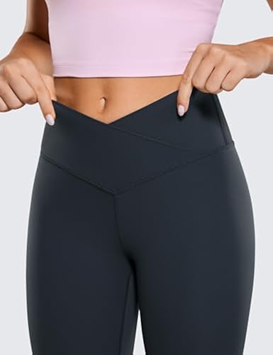 CRZ YOGA Womens Butterluxe Crossover High Waist Workout Leggings