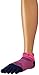 Injinji Women's Run Lightweight No-Show Toe Socks, Navy, X-Small/Small