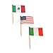 Royal Italian Flag Picks, Package of 144