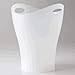 Umbra 082855-220 Garbino Polypropylene Waste Can, Translucent White, Less than 5 Gallons