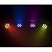 Chauvet 4BAR Tri USB Tri-color LED Wash Lighting System 2-Pack with 1 Year Free Extended Warranty