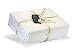 100% Egyptian Cotton Sheets, Genuine 1000 Thread Count 4 Piece Gift Box Set, Hotel Luxury Sateen Weave with Extra Deep Pockets (Queen, White)