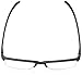 Foster Grant Men's Paolo Square Reading Glasses, Black/Transparent, 59 mm + 1.75