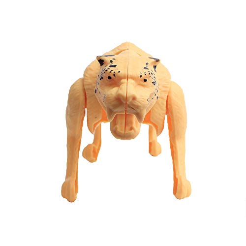 JDgoods Transform Simulation Leopard Toy Model Deformed Leopard Egg Collection Gift (Yellow) - Thumbnail 2