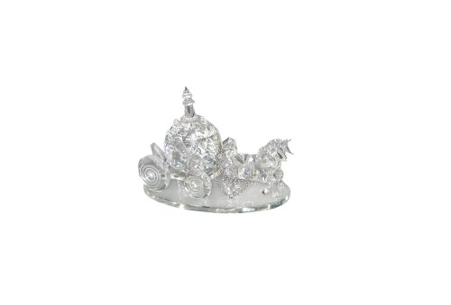 Godinger Crystal Coach Figurine