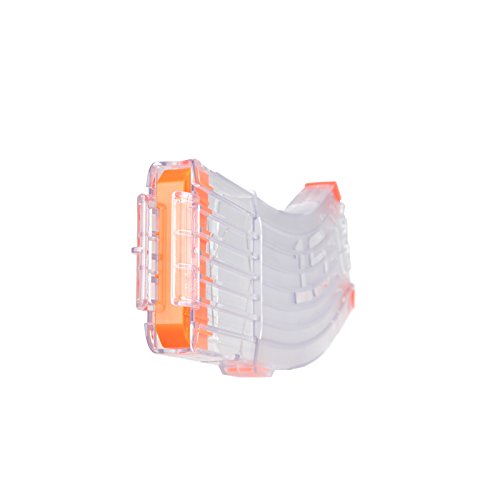 Worker Banana 15-darts Quick Reload Clip for Nerf N-strike Elite Color Clear