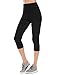 Ekouaer Women's Yoga Capris High Waist Tummy Control Pants w Pocket Leggings