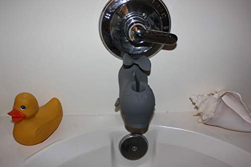 Bath-Spout-Cover-for-Bathtub-Faucet-Baby-Covers-Protects-Baby-During-Bathing-Time-While-Being-Fun-Cute-Soft-Whale-Making-for-Enjoyable-Safe-Baths-Your-Child-Will-Love-1-Pack-Grey