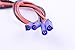 Hengfuntong-Elec 2PCS EC5 Connector Male to 4mm Banana Plug Charge Lead with 14awg 11.8