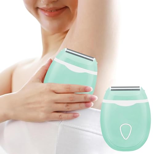 Hair Remover for Women and Men, Body Epilators Disposable Women Hair Removal Arm Trimmer Shaver Shaving Machine for Legs, Arms Travel Home Use,Green