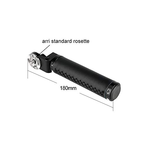 NICEYRIG Camera Rosette Handle (M6 Thread Diameter 31.8mm) Leather Applicable 15mm Shoulder Rig Rod Support System