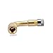 1 Pair 90 Degree Brass Air Tyre Valve Extension Adapter for Car Truck Motorcycle Bike Scooter
