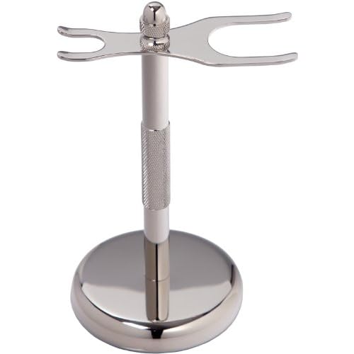 Escali Deluxe Chrome Razor and Brush Stand image