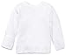 Moon and Back Baby Set of 4 Organic Long-Sleeve Side-Snap Shirts, White Cloud, 0-3 Months