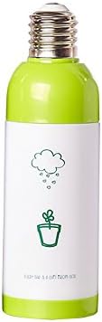 2016 New Product OUOH Creative Fancy Saving Lamp Bulb Water Bottle/Cups/Double Wall Mug/ Tea Filter,420ml (Green)