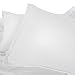 Vaulia Lightweight Microfiber Duvet Cover Set, Classic White Color - Queen Size