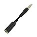 Rancco 3.5mm Headset Audio Jack Extender, 3 Pc Male to Female Extension Cable Headphone Adapter for Charger Case, Phone, Tablets, Work with Volume Controls and Credit Card Reader