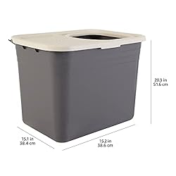 Amazon Basics Nonstick Top-Entry Cat Litter Box