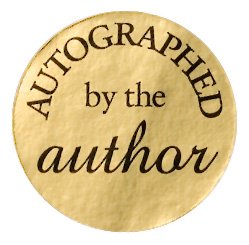 Small Autographed by the Author Stickers