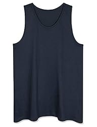 Men's Sleeveless Premium Basic Casual Solid Tank