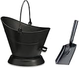 Trendi Heavy Duty Metal Fireside 41cm Large Waterloo Coal Bucket Hod Storage view 2