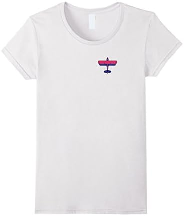 Women's Corner BiPlane Relaxed Fit TShirt Small White