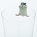 Kitan Club Putitto Hamster Cup Toy - Blind Box Includes 1 of 8 Collectable Figurines - Hangs on Thin, Flat Edges - Authentic Japanese Design - Made from Durable Plastic.