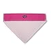 Pavilion Gift Company Big Sister Pink Paw Print Large Dog Slip on The Collar Bandanna