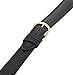 Timex Men's 18mm Leather Watch Strap, Color:Black (Model: Q7B773GZ)