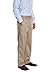 Pembrook Men's Elastic Waist Casual Pants Twill Pants with Zipper and Button - 3XL - Tan