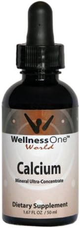 Calcium - Premium Liquid Mineral (100 days at 50mg Per 10 Drop Serving) 50 ml bottle