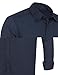 PJ PAUL JONES Young Mens Dress Shirts Slim Fit Basic School Shirts Soft Blue Dress Shirts (Navy Blue,M)