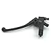 (Pack of 2) Honda Front Hydraulic Brake Master Cylinder with Clutch Perch - CB CX FT VF VT Magna Shadow - Full Black