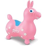 Gymnic Pastel Pink Rody Horse | Made in Italy